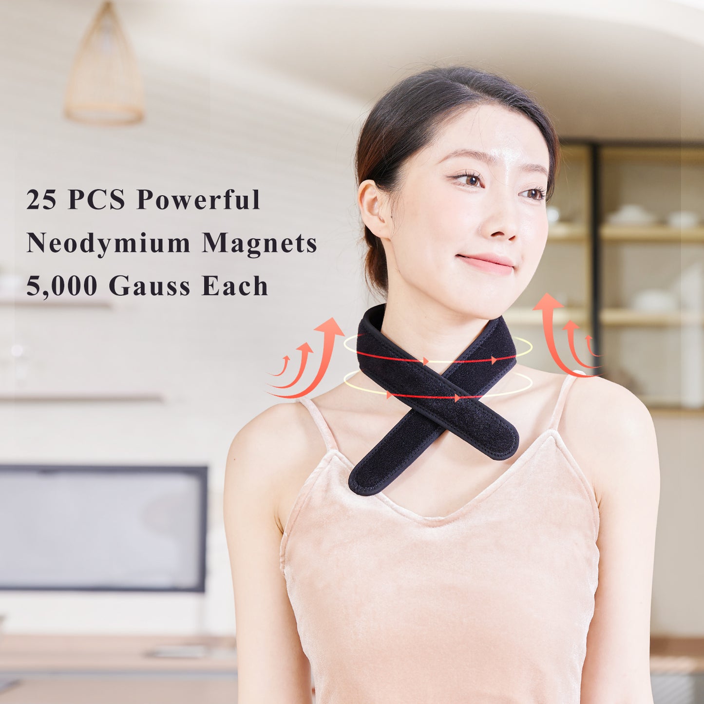 Magnetic Field Therapy Magnetic Neck Protector Neck Support Brace Go7am